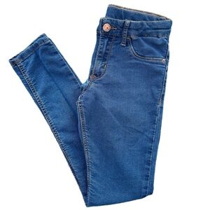 & Denim Girls Size 10/11 Darkwash  Super Skinny Jeans